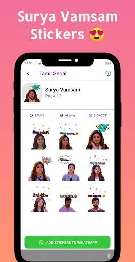 Tamil Serial Stickers screenshot 5