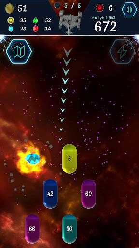 Space Blaster: 3DBrick Breaker screenshot 3