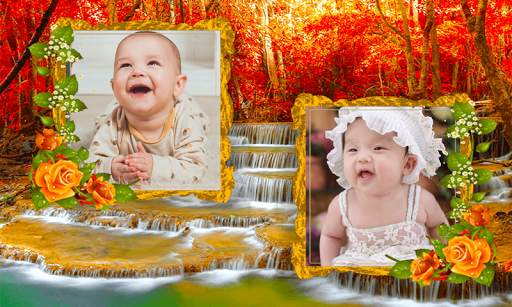 Beautiful Garden Dual Photo Frame Application screenshot 21