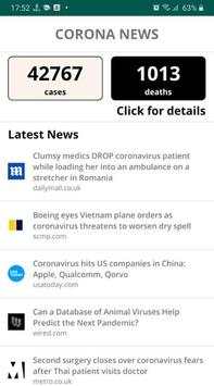 Corona News screenshot 1