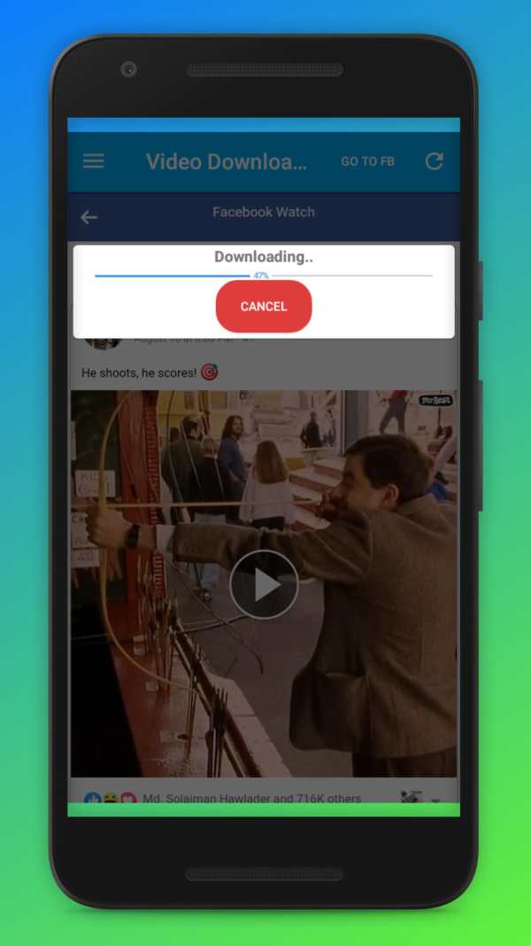 Video Downloader For Facebook-2020 screenshot 5