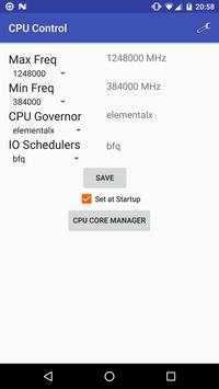 CPU Control screenshot 2