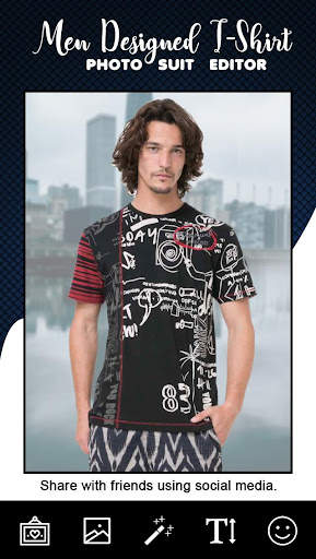 Man T Shirt Photo Suit screenshot 6