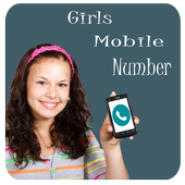Girls mobile Number icon