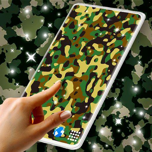 ikon Army Patterns Live Wallpaper❤️ Camouflage Themes