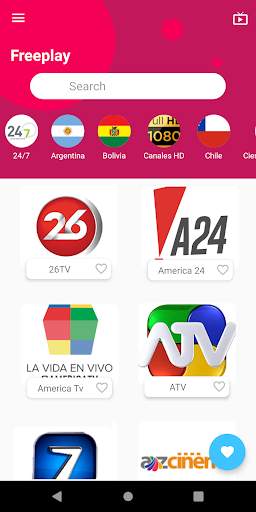 FreePlay - Tv en vivo Gratis screenshot 5