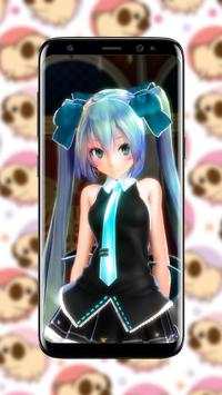 Hatsune Miku Live Wallpaper screenshot 1