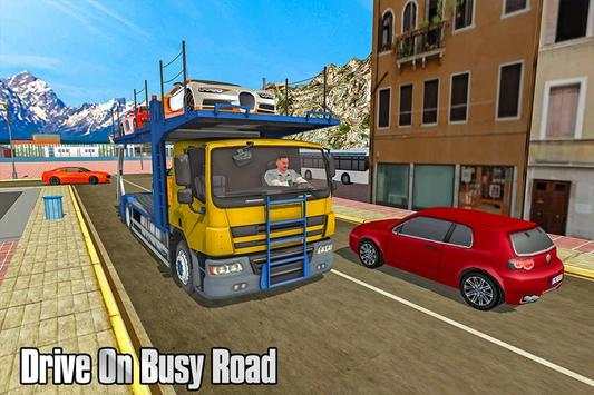 Super Car Transport Truck Drive 2018 screenshot 2
