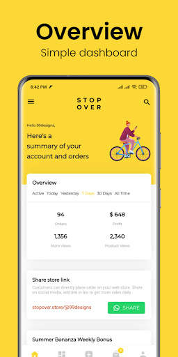 Stopover: Design & Sell Tshirt screenshot 1