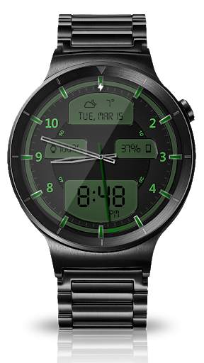 Chrome LED HD Watch Face Widget & Live Wallpaper screenshot 8
