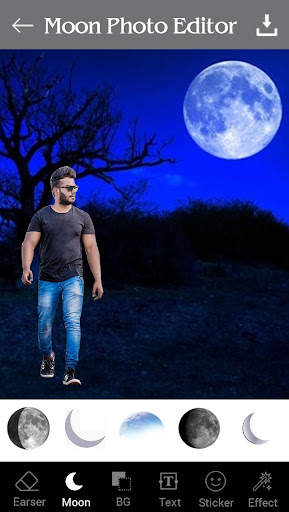 Moon Photo Editor : Cut Paste Editor screenshot 3