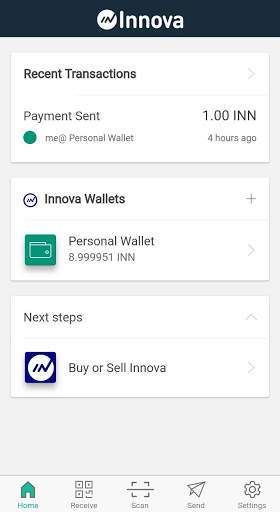 Innova Wallet screenshot 1