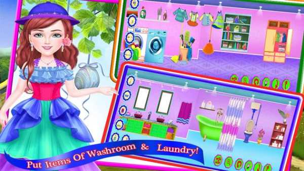 Princess Doll House Interior Decorating game screenshot 5