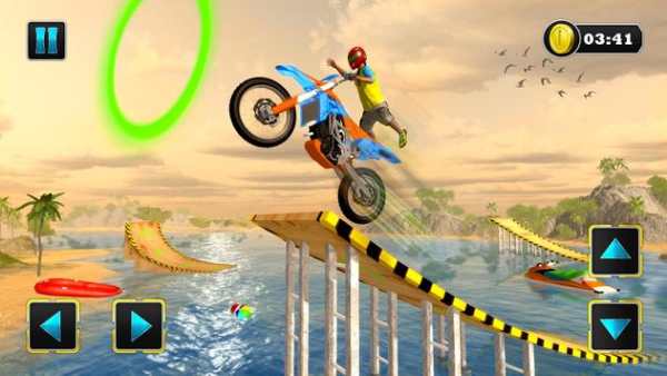 Water Surfer Motorbike Stunts 3 تصوير الشاشة