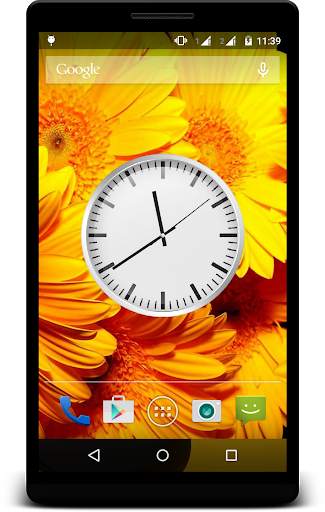 White Clock Live Wallpaper screenshot 5