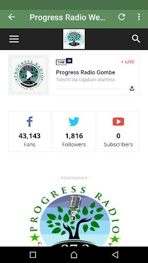 Progress Radio Gombe screenshot 3
