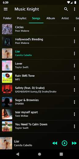 Music Knight - Free Music Player screenshot 2