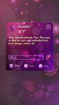 (FREE) GO SMS BUTTERFLY THEME screenshot 4