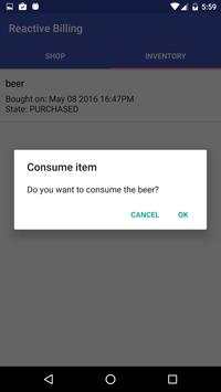 Reactive Billing Example screenshot 4