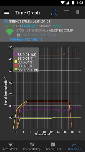 WiFi Analyzer (open-source) screenshot 6