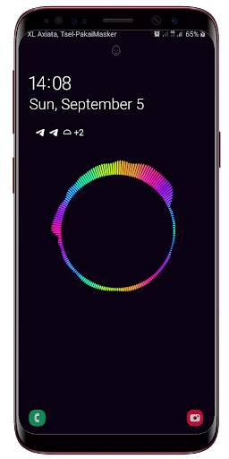 Audio Spectrum Live Wallpaper screenshot 4