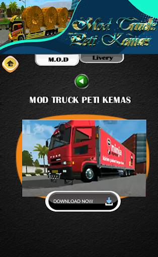 Mod Truck Petikemas Bussid screenshot 7