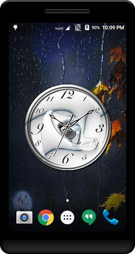 White Clock Live Wallpaper screenshot 4