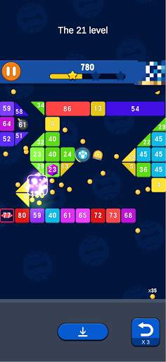 Bricks Breaker - Glow Balls screenshot 1