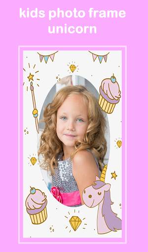 kids photo frame unicorn screenshot 6