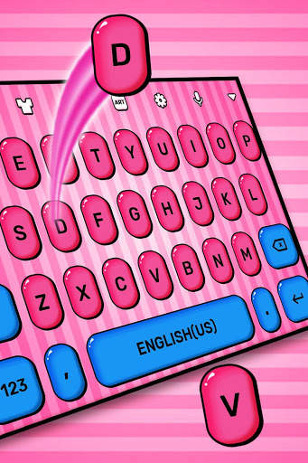 Pink Kitty Keyboard screenshot 2