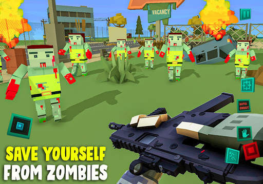 Zombie Pixel Warrior 3D- The Last Survivor screenshot 1