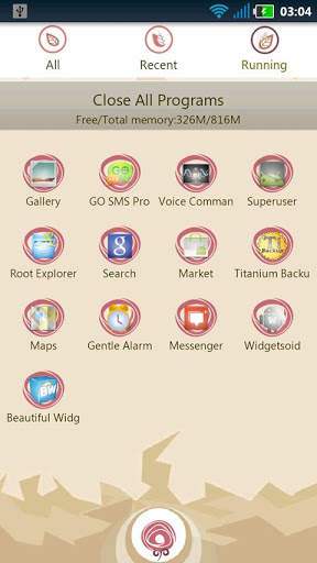 Rose FREE GO Launcher EX Theme screenshot 5