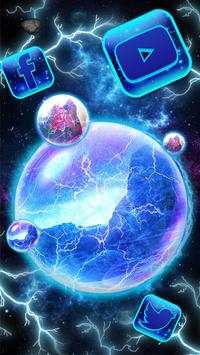 Tema Lightning, Neon, Earth papel de parede HD screenshot 3