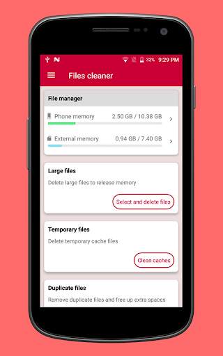 Files Cleaner - Freeup more memory space screenshot 8