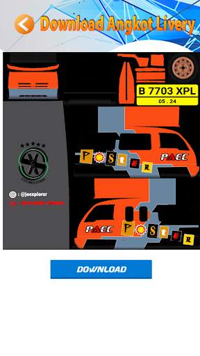 Livery Angkot BUSSID screenshot 6