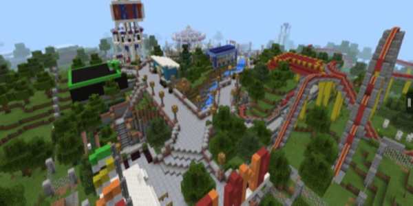 Map adventure park for Minecraft PE screenshot 1