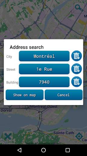 Map of Montreal offline screenshot 3