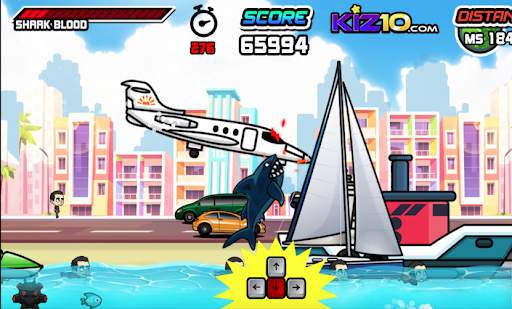 ANGRY FAT SHARK MIAMI - Shark games for adults screenshot 4