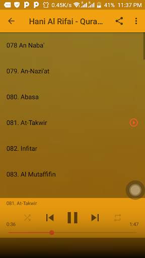 Hani Al Rifai - Quran MP3 screenshot 6
