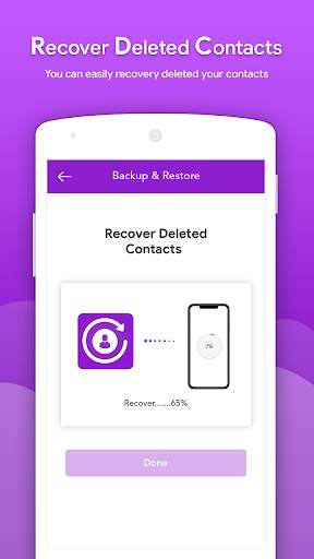 Deleted Contact Restore Backup 1 تصوير الشاشة