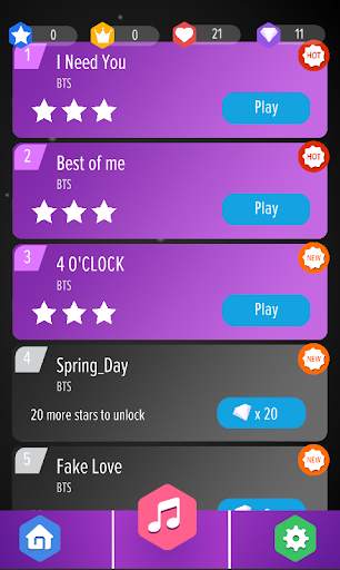 BTS Kpop Army - Magic Piano Tiles screenshot 2