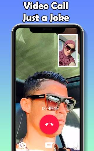 Fake Call Ronaldo Simulator screenshot 3