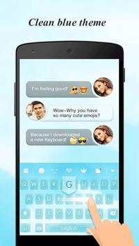Keyboard - Boto : Clean Blue screenshot 1