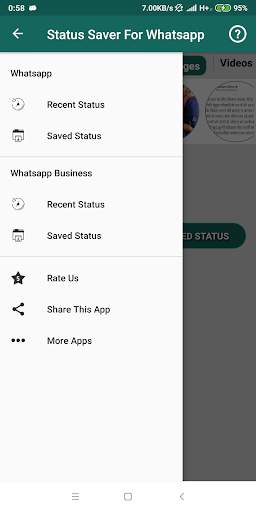 Status Downloader For Whatsapp 1 تصوير الشاشة
