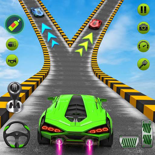 Impossible Mega Ramp Car Stunt 12.5