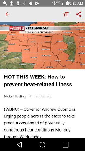 WBNG 12 News screenshot 3