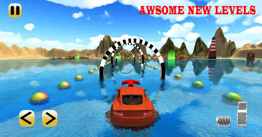 Beach Water Surfing Car Games screenshot 4