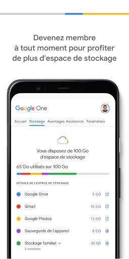 Google One screenshot 3