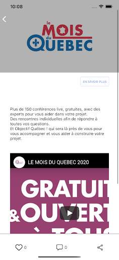 Objectif Québec! Expatriation  3 تصوير الشاشة
