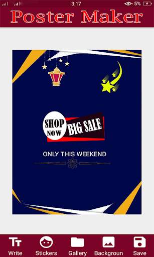 Poster Maker and Advertisement Banner Designer screenshot 1